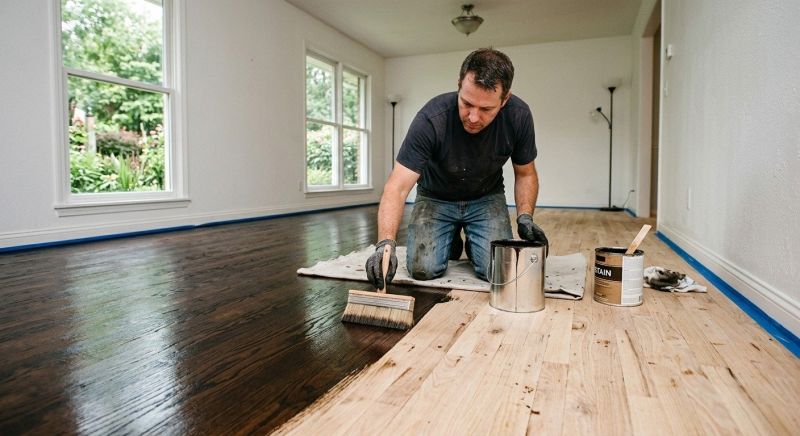 Hardwood Floor Staining in Alpharetta, GA