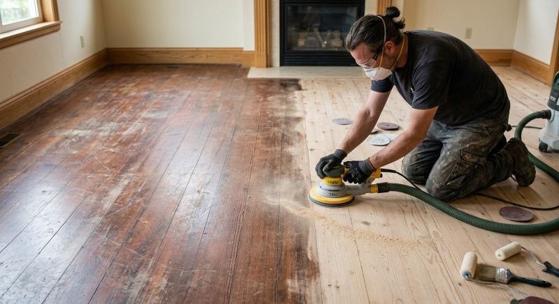 Oak Floor Refinishing in Alpharetta, GA