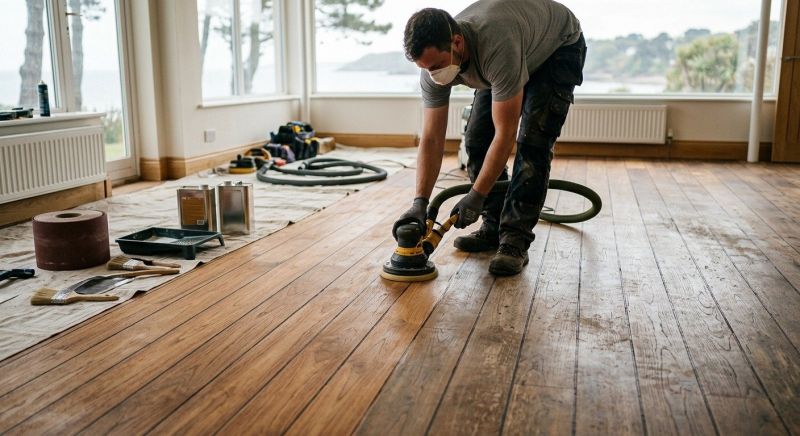Teak Floor Refinishing in Overland Park, KS