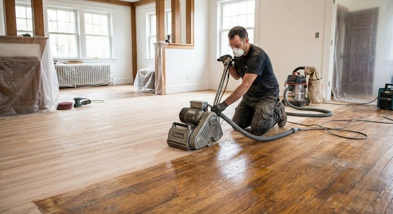 Walnut Floor Refinishing in Alpharetta, GA