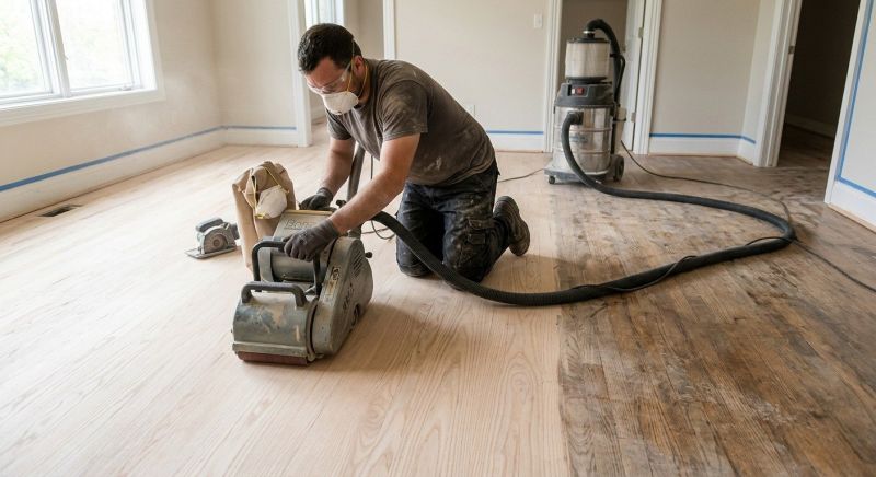 Ash Floor Refinishing in Alpharetta, GA