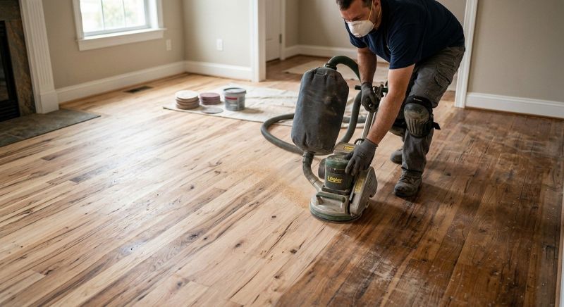 Cherry Floor Refinishing in Olathe, KS