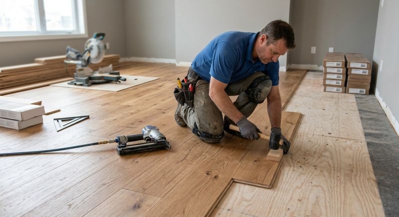 Hardwood Floor Installation in Manassas, VA