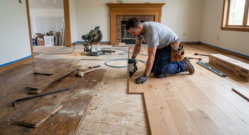 Hardwood Replacement in Fort Worth, TX