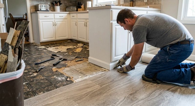 Linoleum Flooring Replacement in Longmont, CO
