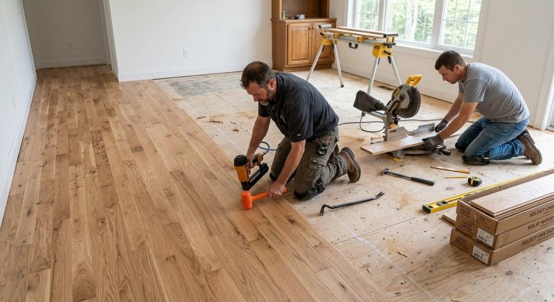 Oak Floor Installation in San Antonio, TX