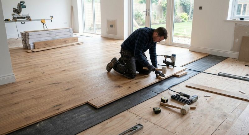 Oak Floor Installation in Fort Worth, TX