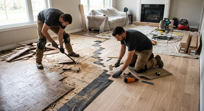 Plank Floor Installation in Austin, TX