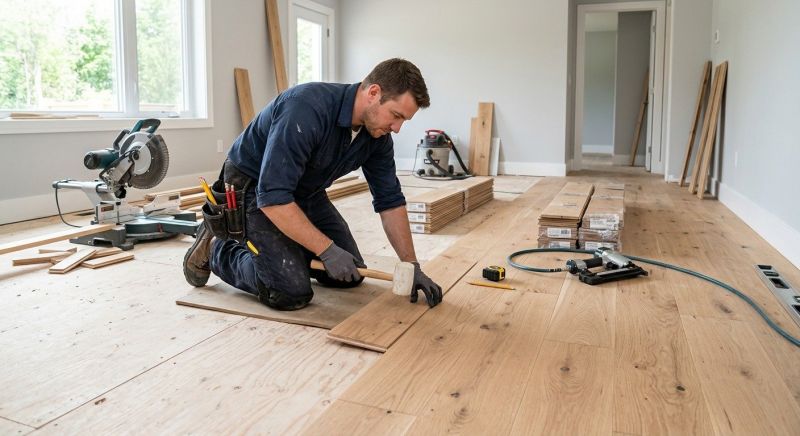 Plank Floor Installation in Manassas, VA