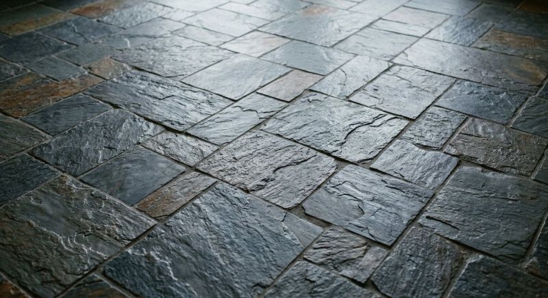 Slate Tile Floor Installation in Fredericksburg, VA