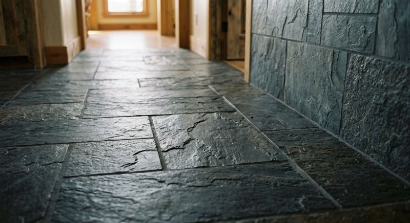 Slate Tile Floor Installation in Loudoun County, VA