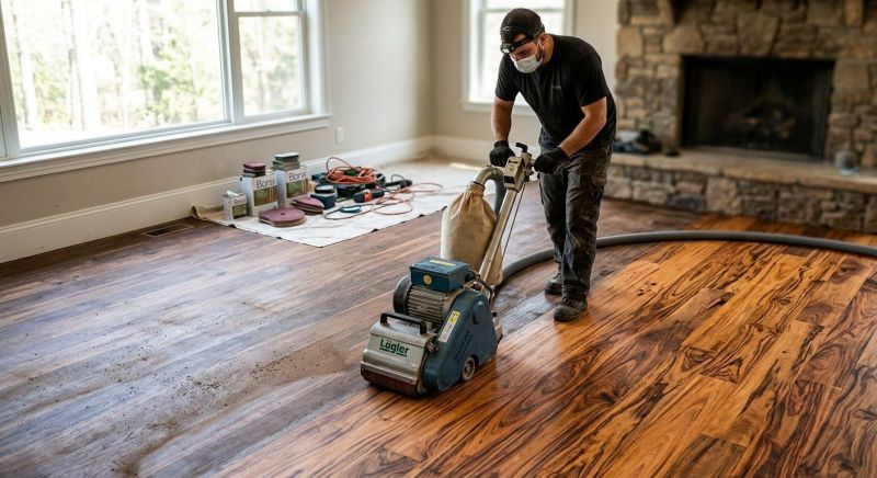 Tiger Wood Floor Refinishing in Olathe, KS
