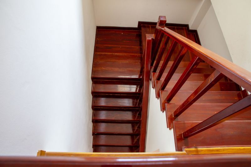 Refinished Wooden Staircase
